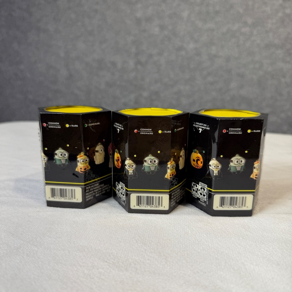 Hallmark Minions Halloween Mystery Ornaments 3 Pack Collectible Surprise Blind